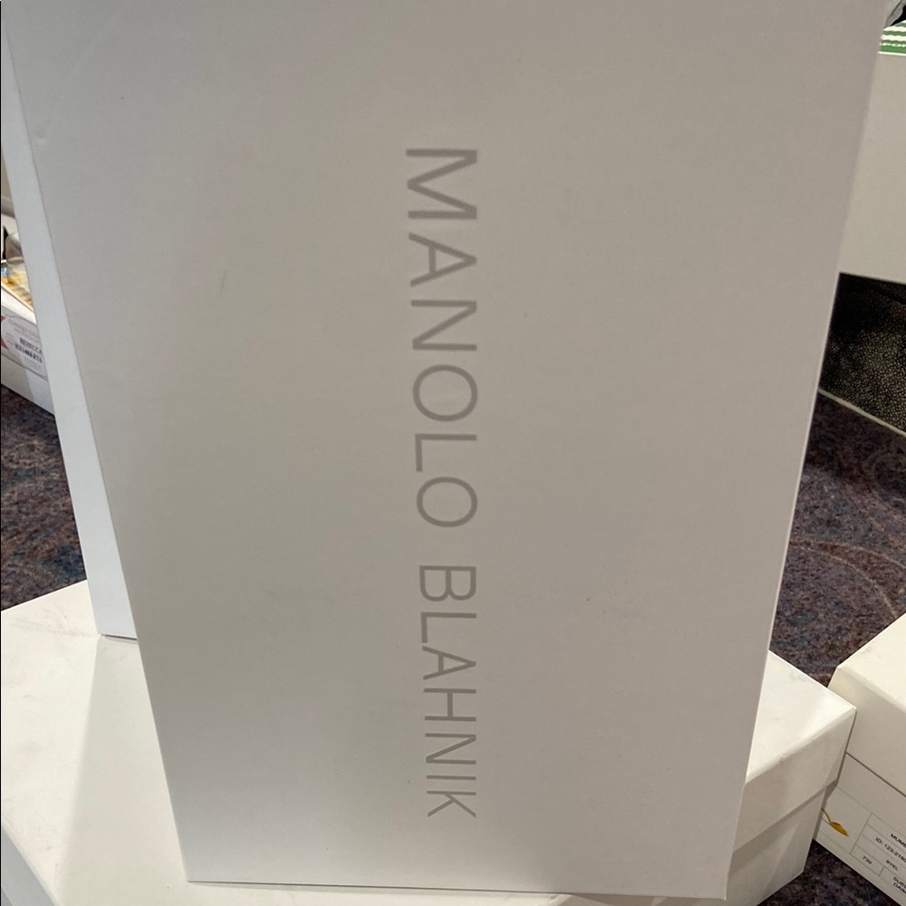 Manolo Blahnik White Shoe Box